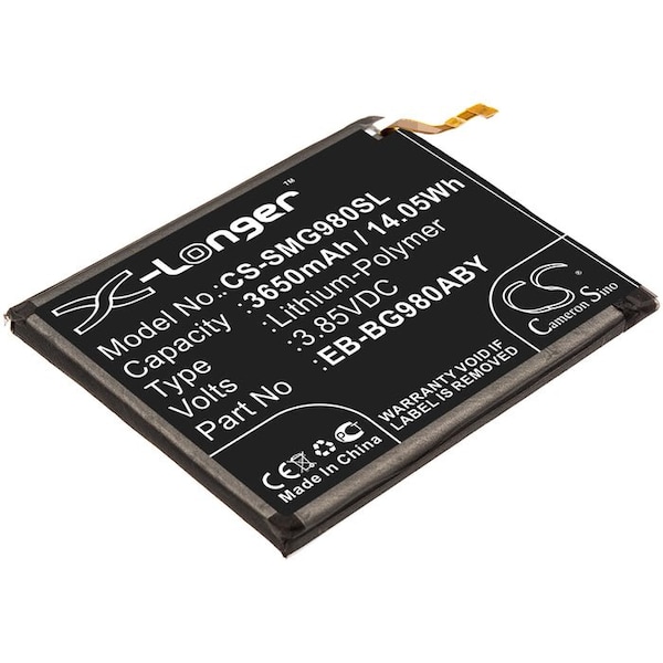 Bsc Preferred Samsung SGH-N410 SM-G980F SM-G980F DS SM-G981D SM-G981N Mobile Phone Repl. Battery CS-SMG980SL - main